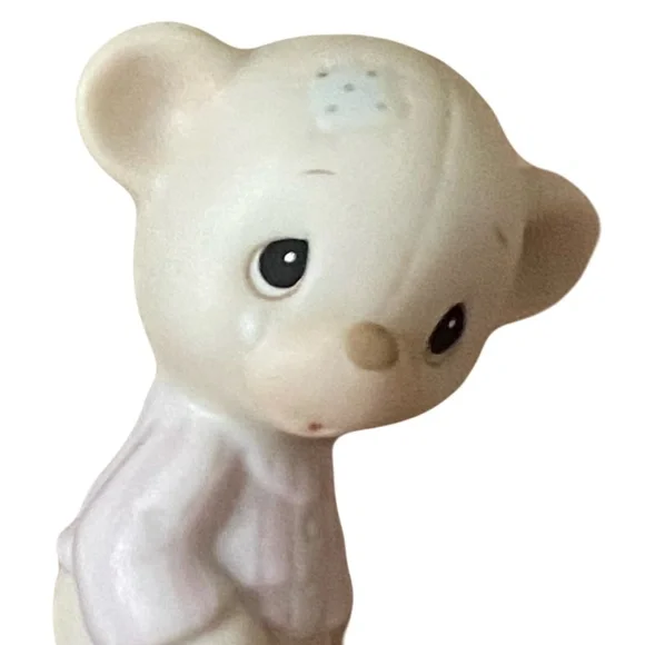 Vintage Precious Moments Nurse & Teddy Bear Figurine - Love Beareth All Things